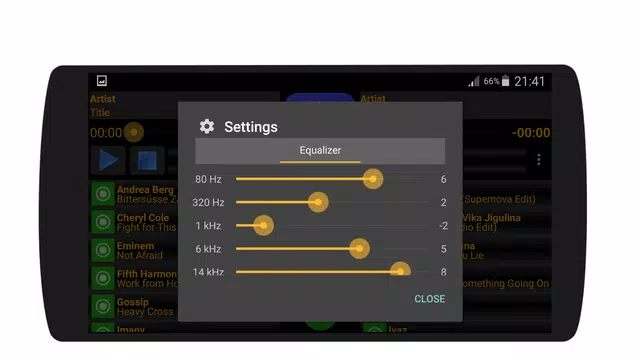 Screenshot 2 for MP3-DJ the MP3-Player