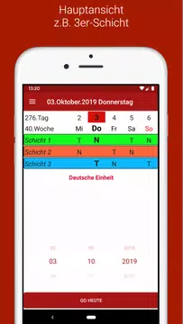 Screenshot 2 for sCal BASF Schichtkalender
