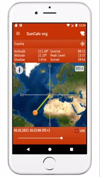 Screenshot 1 for SunCalc org
