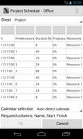 Project Schedule - Office تصوير الشاشة 1