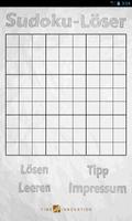 Sudoku-Löser Plakat