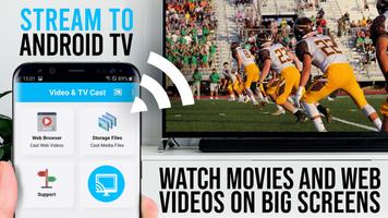 TV Cast for Android TV Affiche