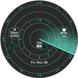 Radar Flight Watchface
