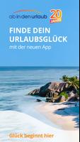 ab in den urlaub plakat