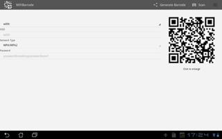 برنامه‌نما WiFi Barcode عکس از صفحه