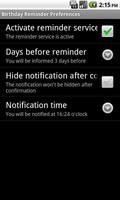 Birthday Reminder capture d'écran 1