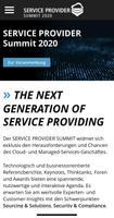 Service Provider Summit 海报