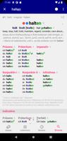 Verbs German Dictionary Pro اسکرین شاٹ 1