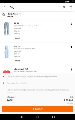 Zalando Screenshots