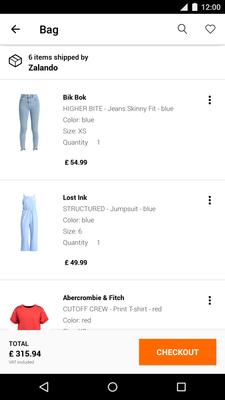 Zalando Screenshots