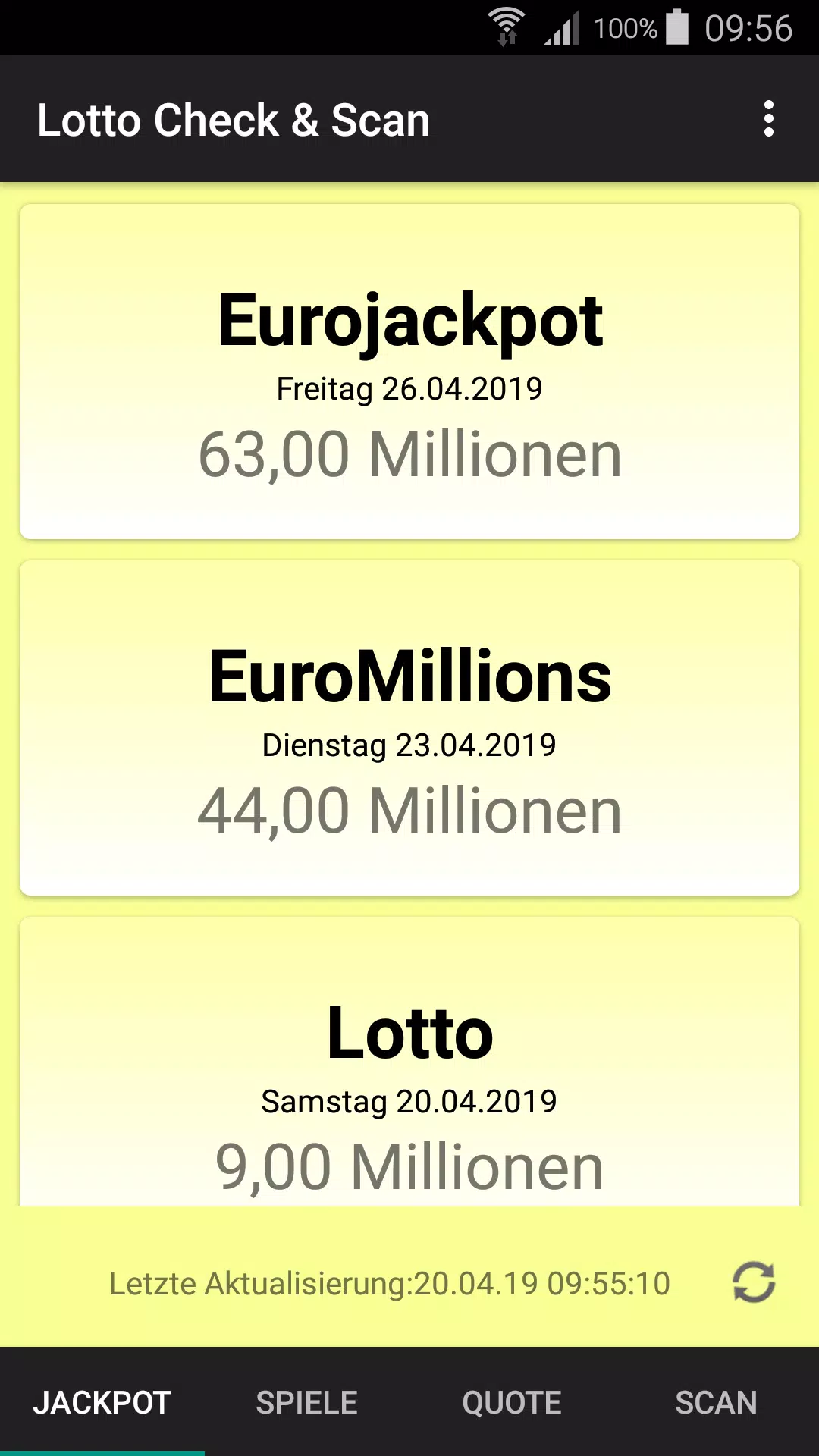 Lotto Check & Scan APK für Android herunterladen