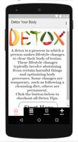Detox Your Body Affiche