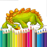 Dinosaur Coloring Book Zeichen