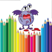 Funny Monster Coloring Book