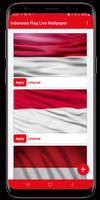 Indonesian Flag Live Wallpaper Plakat