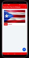 PuertoRico Flag Live Wallpaper Plakat