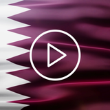 Qatar Flag Live Wallpaper icône