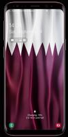 Qatar Flag Live Wallpaper captura de pantalla 3