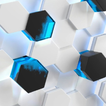3D Hexagonal LIve Wallpaper