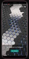 3D Hexagonal LIve Wallpaper Screenshot 1