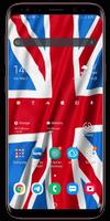 UK Flag Live Wallpaper تصوير الشاشة 2
