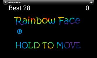 Rainbow Face Affiche