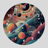 Analog Abstract Colorful Watch