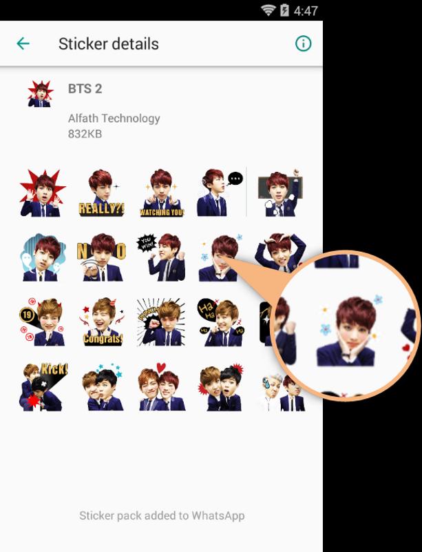 Sticker Bts For Wastickerapps For Android Apk Download