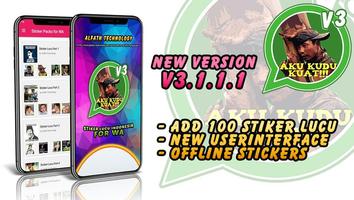 Sticker Lucu untuk WAStickerApps Plakat