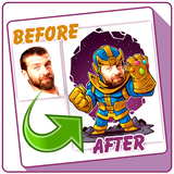 Superhero Chibi Avatar أيقونة