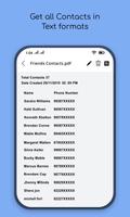 Contact Backup & Restore : VCF, PDF, & Text screenshot 3