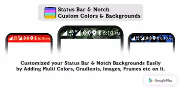 Status Bar & Notch : Custom Colors