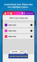 Status Bar & Notch : Custom Colors الملصق