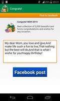 Congratulations and kind words imagem de tela 3