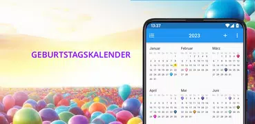 Geburtstagskalender+Erinnerung