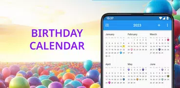 Birthday calendar