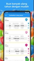 Kalendar Ulang tahun screenshot 1