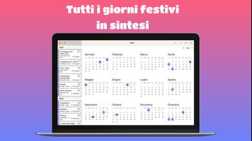 3 Schermata calendario delle feste