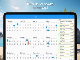 Poster calendario delle feste