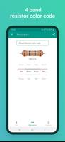 Resistor calculator, color codes & 7 seven segment imagem de tela 3