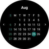 Calendar on Tile screenshot 1