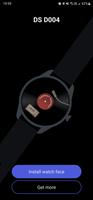 DS D004 - Digital watch face poster