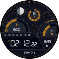 DS D006 - Digital watch face screenshot 3