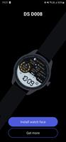 DS D008 - Digital watch face poster