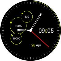 DS H001 - Hybrid watch face screenshot 2