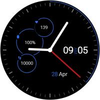 DS H001 - Hybrid watch face screenshot 3