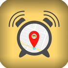 Icona Allarme viaggio GPS - Sveglia!