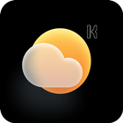 Fluent Weather Komponent KWGT आइकन
