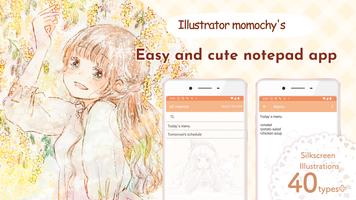 Momochy Notepad - Cute Manga poster