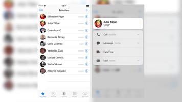 iContacts, iOS Contacts iPhone 스크린샷 3